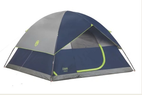 Carpa 10 X 10 Coleman Sundome® Para 4 Personas Azul/verde