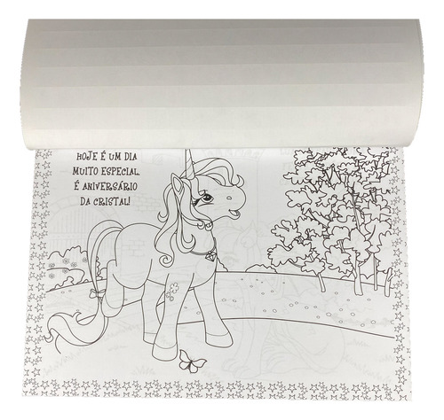 Floresta Encantada Prancheta para Colorir com 1500 Adesivos