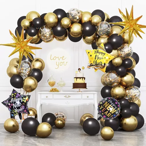 Kits De Decoración Globos Para Fiesta Feliz Año Nuevo