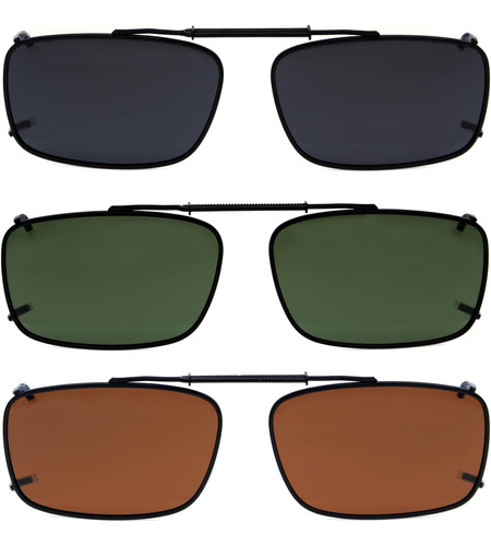 Eyekepper Paquete De 3 Gafas De Sol Polarizadas Con Clip Len