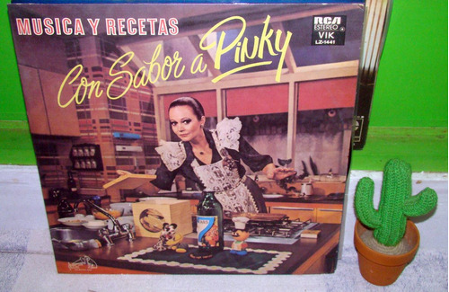 Con Sabor A Pinky Musica Y Recetas Lp Argentino