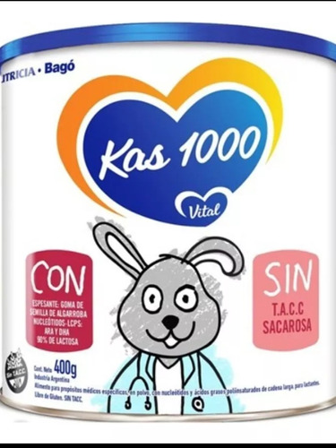 Nutricia Bago Vital Kas1000 Lata De 400 Grs