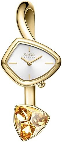 Saga Reloj De Pulsera De Cristal Para Mujer Reloj De Pulsera