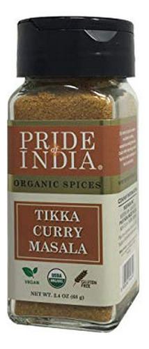 Pride Of India - Organic Indian Tikka Curry Masala Seasoning