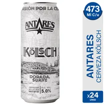 Comprar Cerveza Antares Kolsch Lata Artesanal Pack X24 - 01mercado