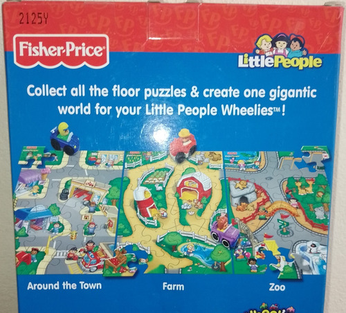 Fisher Price Little People World Of Wheelies Zo Rompecabezas