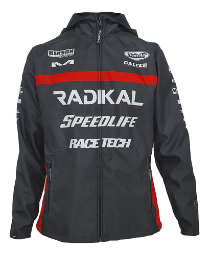 Campera Rompeviento Radikal Racing Moto Casual Urbano