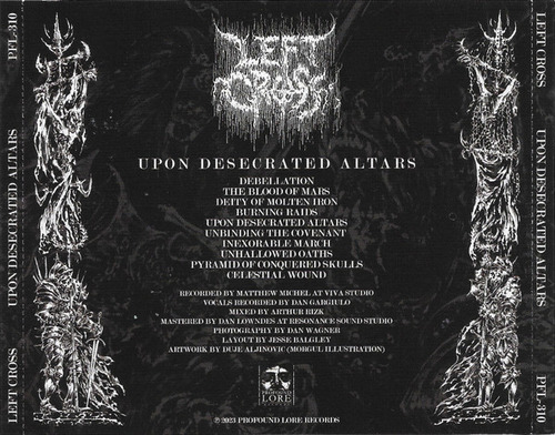 Cd Upon Desecrated Altars (left Cross (2)) Estándar