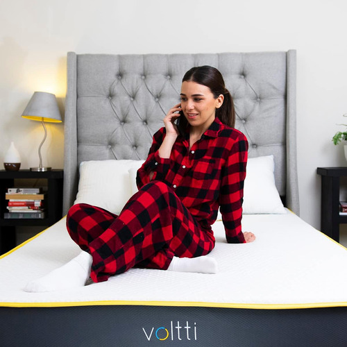 Colchón Individual Voltti Basic Nano Memory Foam | 16 Cm | Ergonomico | Disminuye Puntos De Presión | Certificado Certipur-us