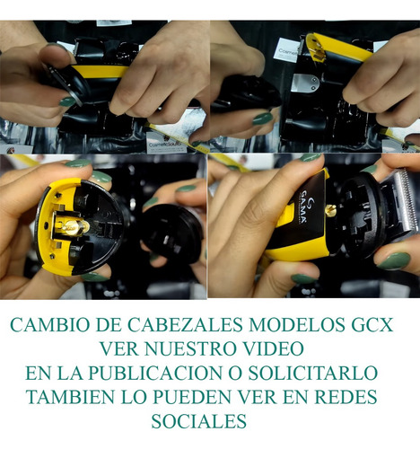 Imagen 7 de 10 de Cortabarba Cabello Gama Cortadora De Pelo Clipper Afeitadora Multiuso Trimmer Personale Multistyler Accesorios Garantia