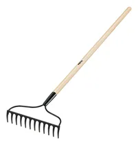 Comprar Rastrillo Metalico Para Jardin 12 Dientes Jardineria Pretul