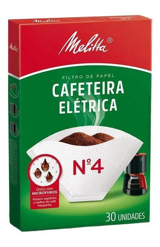 Coador De Café De Papel Filtro Melitta N4