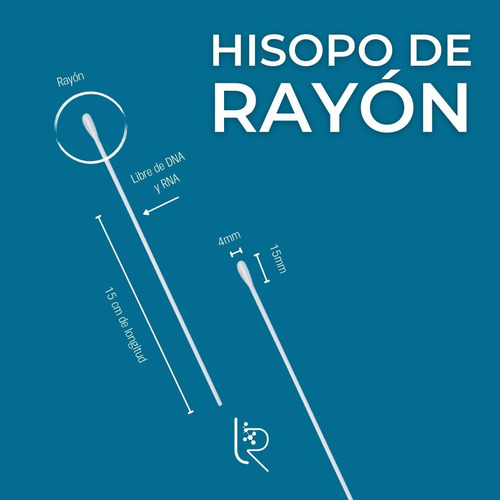 Hisopo De Rayon Para Biologia Molecular (caja Con 100)