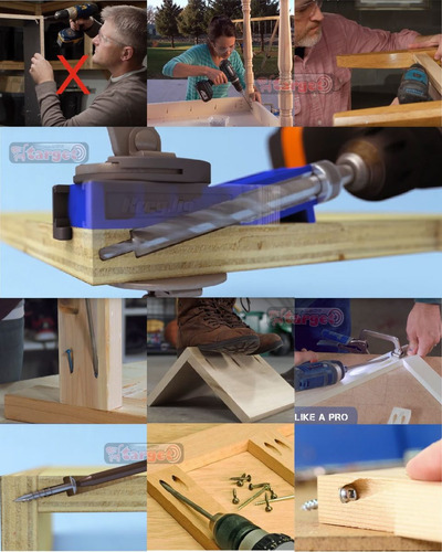 Sistema Kreg De Trabajo Ensamble Rápido Madera Jig R3