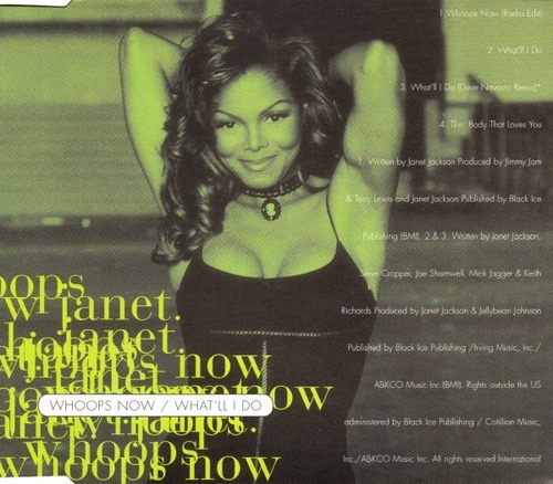 Janet Jackson Whoops Now / What'll I Do Cd Maxi-remix Import