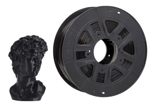 Filamento 3d Pla Original Creality Ender 1.75mm X 1kg Negro