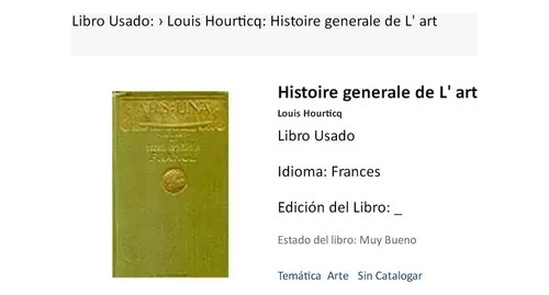 Louis Hourticq: Histoire Generale De L' Art