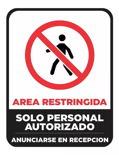 Cartel de prohibido el paso