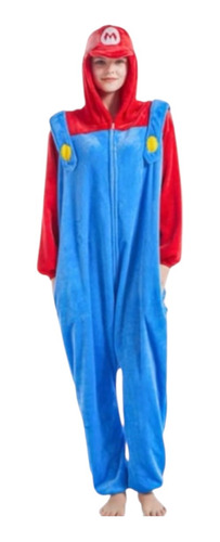 Pijama Kigurumi Mameluco Mario Bross Y Luigi