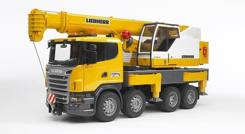 Scania R Series Liebherr Crane Truck - Bruder Personaje foto