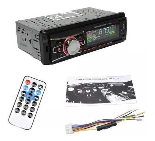 Radio Auto 1 Din Bluetooth Usb Mp3 Microsd Aux Fm