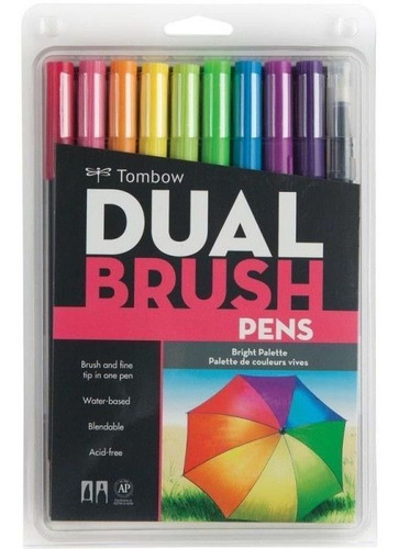 Imagen 1 de 8 de Marcadores Tombow Dual Brush Punta Pincel