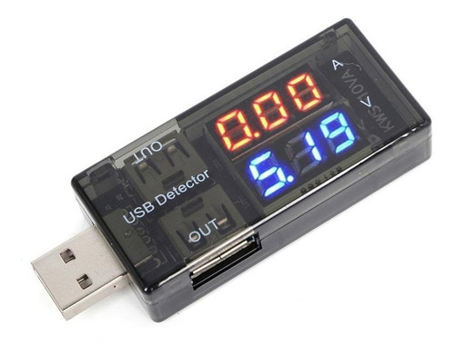 Imagen 5 de 5 de Medidor Voltaje De Puertos Usb Notebook Tv Netbook Ps4 Ect