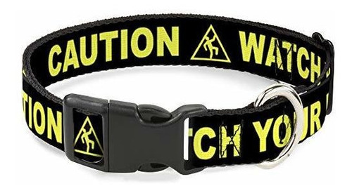 Cat Collar Breakaway Caution Watch Your Dubstep Black Yellow