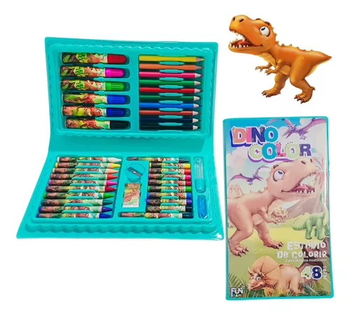 Dinossauro Para Colorir Pintar Infantil Dino Paint Menino Menina