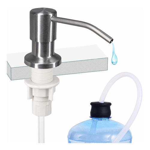 Linkhood Soap Dispenser For Kitchen Sink And 47'' No-spill E