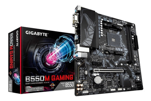 Tarjeta Madre Gigabyte B550m Gaming Am4 Ddr4 Pcie 4.0 Matx