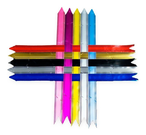 Laço Magico Para Presente 18x360mm Múltiplas Cores 100un. Cor Sortido