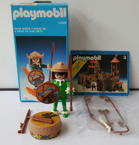 Vintage Playmobil Indio Americano 13328 Aurimat 80's México