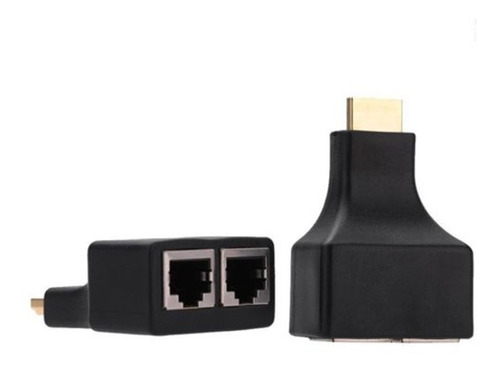 Extender Hdmi Pasivo Hasta 30 Metros Doble Linea Utp Cat 5 6