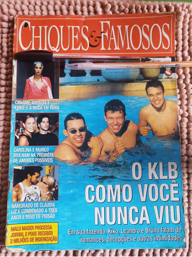 Revista Chiques E Famosos C Klb,murilo, Otaviano,janna,ney