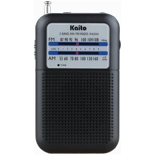 Ka200 Pocket Am/fm Radio, Black