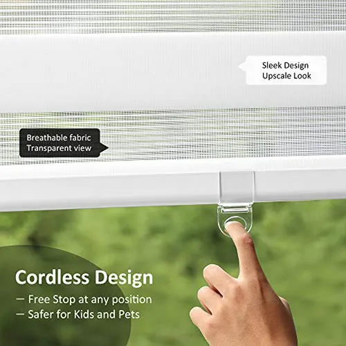 Persianas Zebra Inalámbricas Luckup Para Ventanas - Control