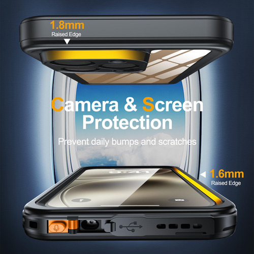 Funda Completa Impermeable Para iPhone 16 Pro 6.3