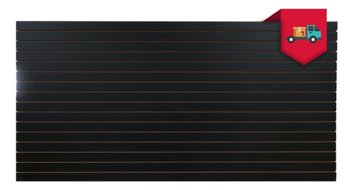 Tumin Exhibipanel - Panel Ranurado 244x122cm Negro