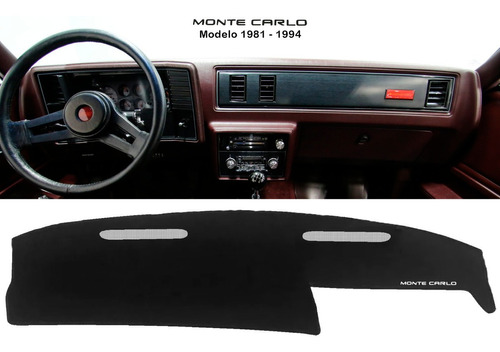 Cubretablero Bordado Chevrolet Monte Carlo  Modelo 1989