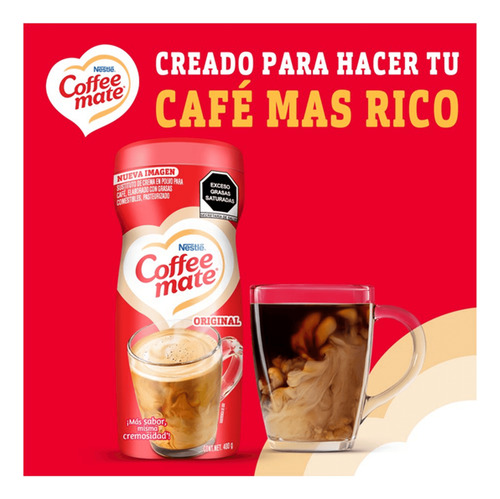 Sustituto De Crema Para Café Coffee Mate Polvo 400g
