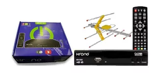 Combo Decodificador Tdt Receptor Tv Digital + Antena Externa