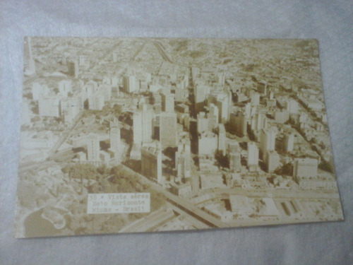 Postal Vista Aerea De Belo Horizonte Em 1964  