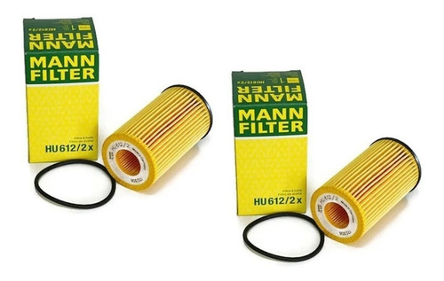 Filtro De Óleo Cruze Sonic Mann Filter Hu612/2x  2 Unidades
