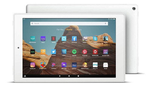 Tablet  Amazon Fire HD 10 2019 KFMAWI 10.1" 64GB white y 2GB de memoria RAM