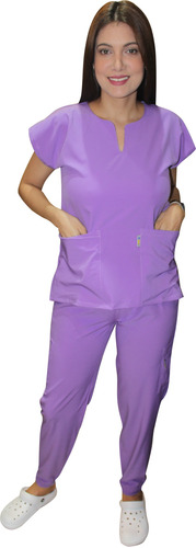Uniforme Pijama Medica Mujer Antifluido Scrub