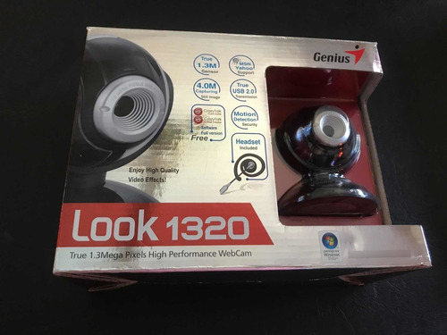 Webcam Genius Look 1320 True 1.3 Mega Pixels Usada (Usado)
