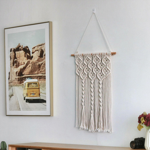 Tapiz De Macramé Para Colgar En La Pared, Estilo B