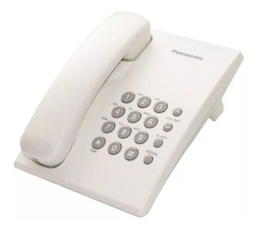 Teléfono De Mesa Panasonic Kx-ts500 Blanco 