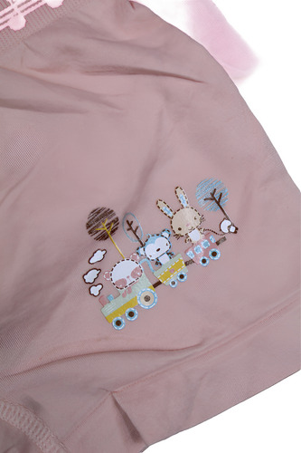 6 Boxer Para Niña Con Diseño De Conejitos, Suave Y Elástico
